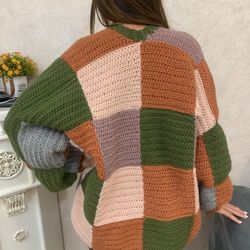 Patchwork Cardigan