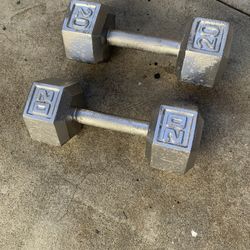 (2) 20lbs Hex Iron Weight. Each $20 Both $35 . Just Reduced From $40 