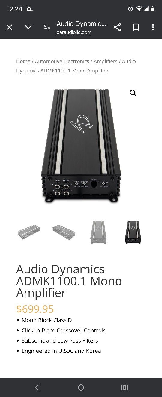 Audio Dynamics Amplifier