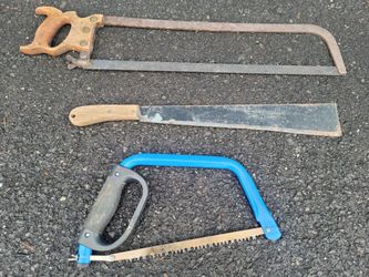 Old Hand Saws & Machete