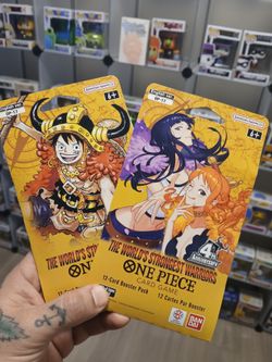 One Piece Card Game OP-17 Booster Packs x2