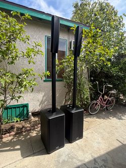 QSC Column PA KC12 Speaker System – Pair