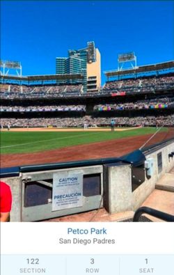 Padres vs Diamondbacks July 6th