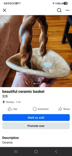 Ceramic Basket 