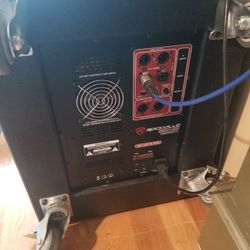 Rockville audio sales powered subwoofer