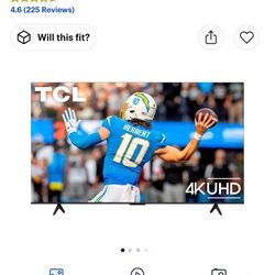 55” TV TCL Roku