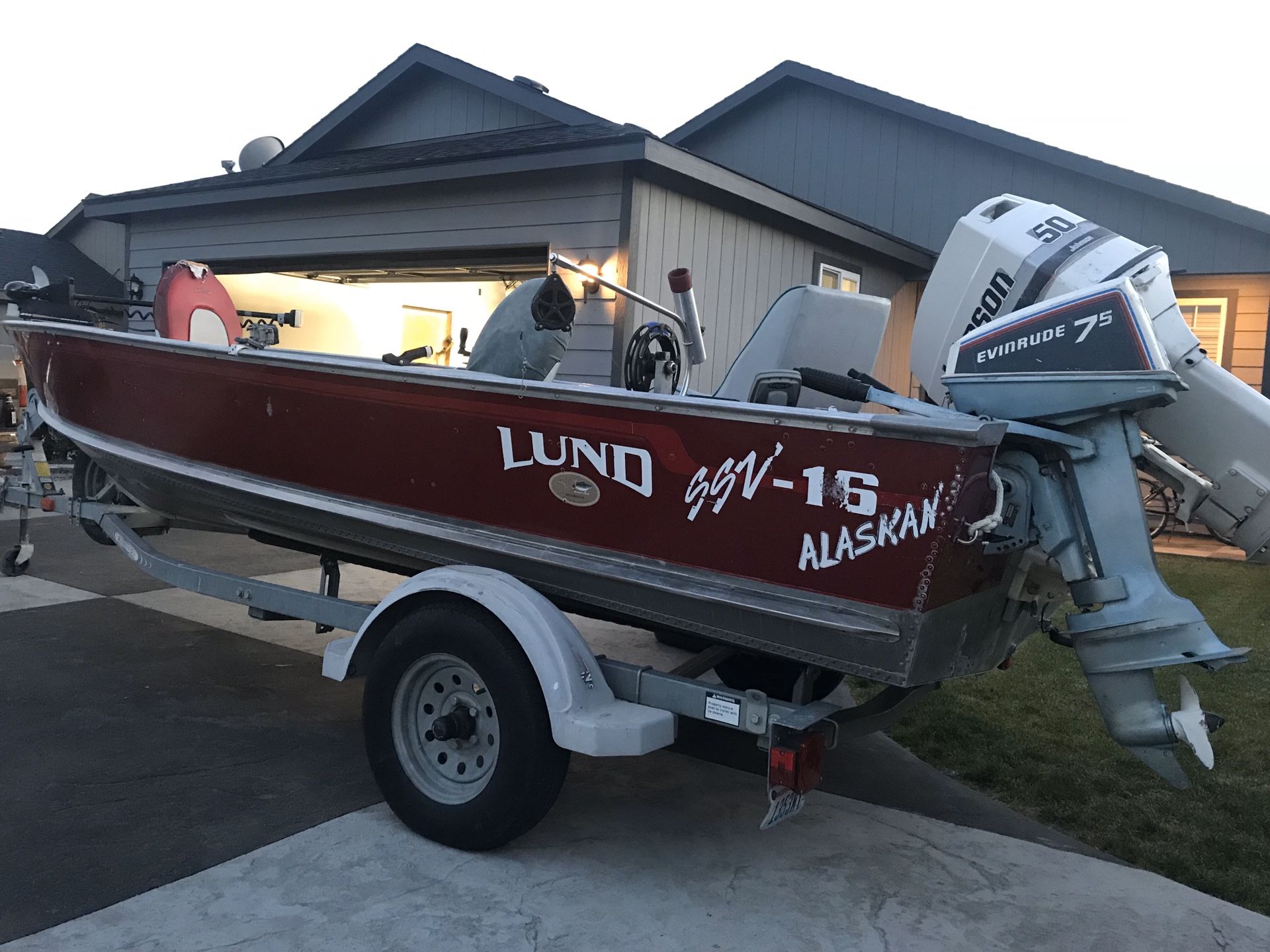 Lund Alaskan SSV 16 ft Boat for Sale in East Wenatchee, WA OfferUp