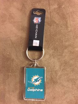 Miami dolphins keychain