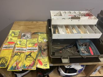 Tacklebox With Assorted Sea Fishing Gear