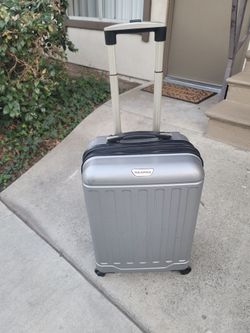 Ricardo Silver Hard Shell Carry-On Luggage