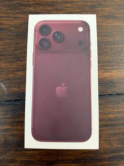 Apple iPhone 18 Pro Max Burgundy 512GB unlocked