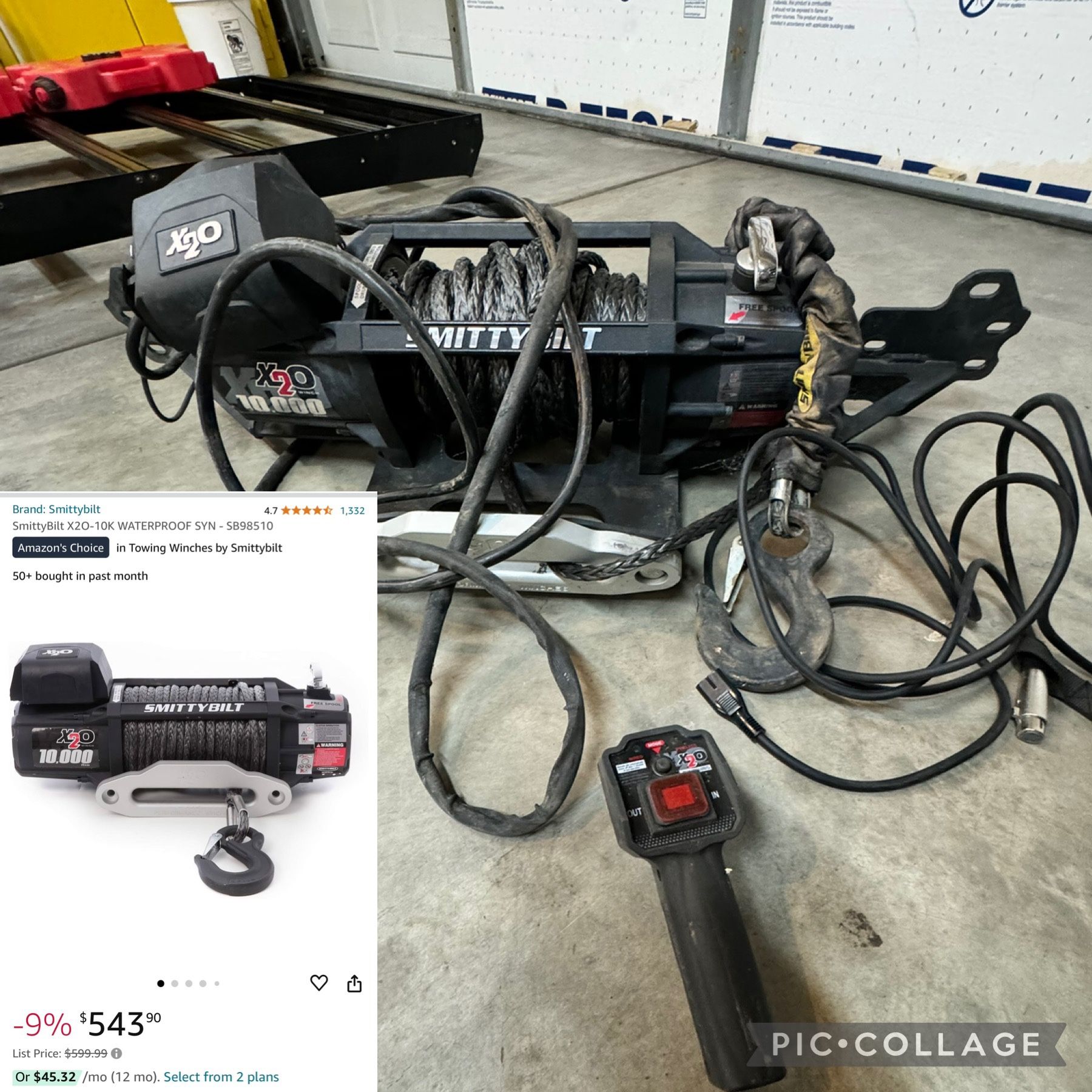 Smittybilt Winch X20 With Synthetic Rope