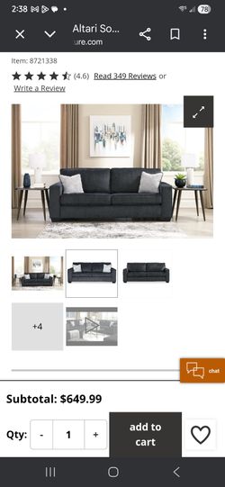🔥 Moving Sale – Ashley Altari Sofa – Clean – $100