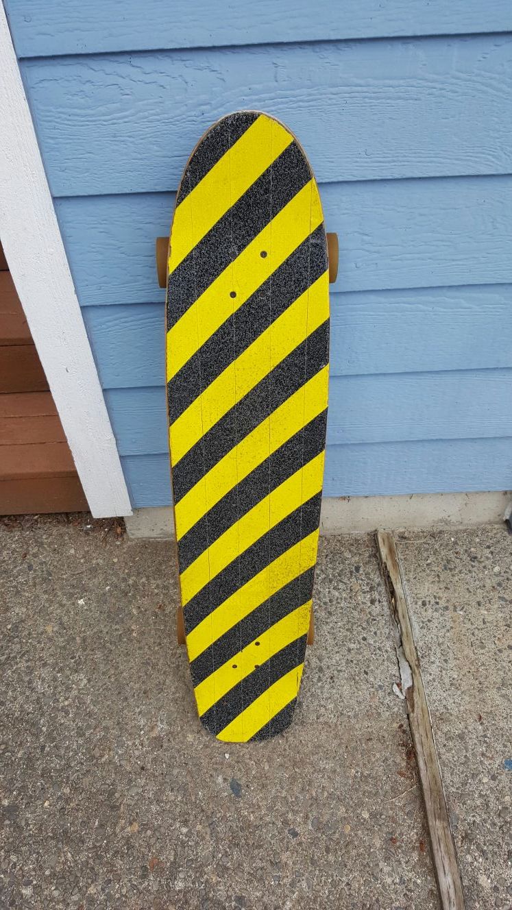 Sector 9 longboard with Gullwing Alpine trucks, with Sec 9 wheels and