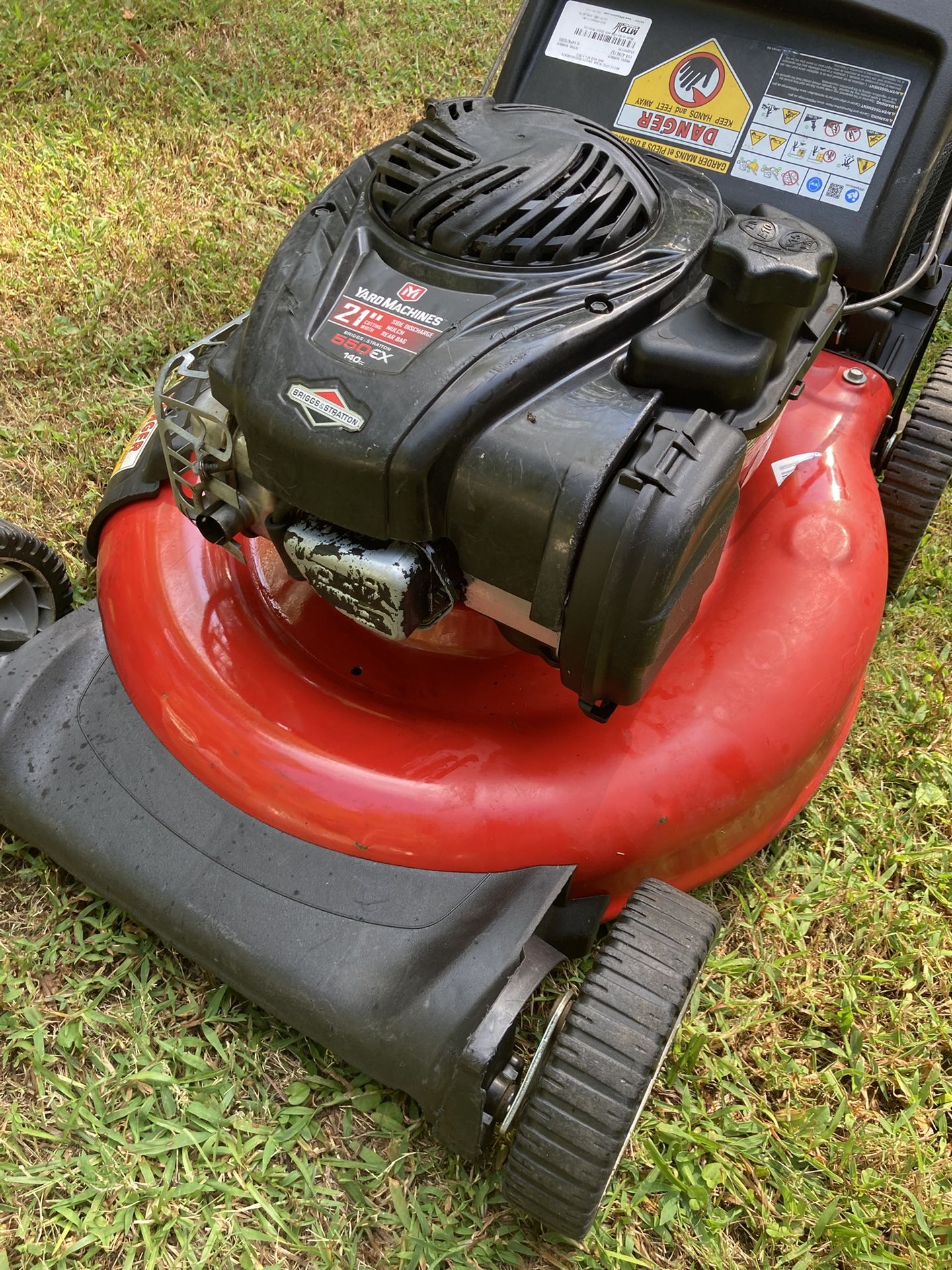 Yard Machines 21” Lawnmower
