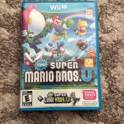 New Super Mario Bros U + Luigi U For Nintendo Wii U