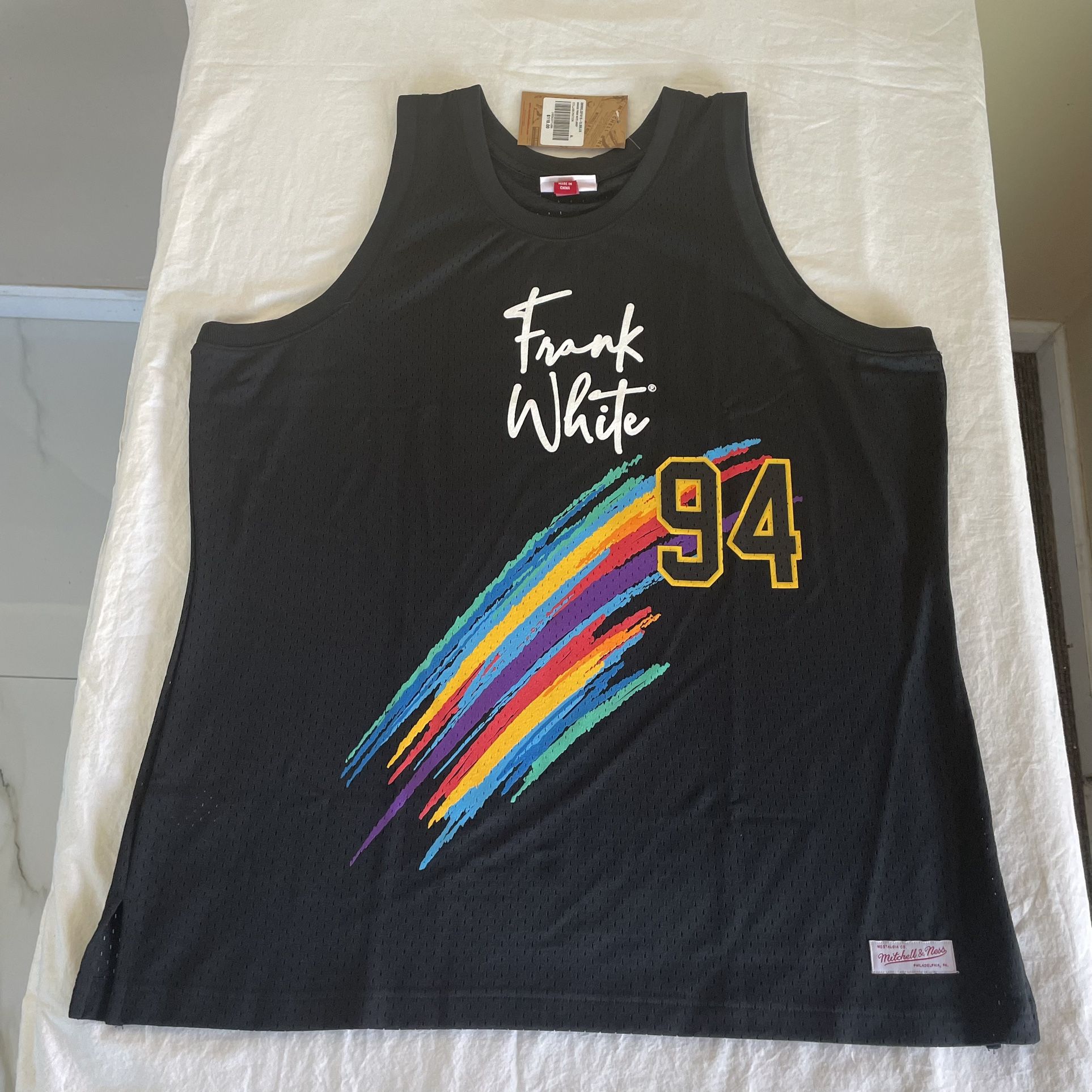 Mitchell & Ness Frank White Be Noble Black Jersey Size XL