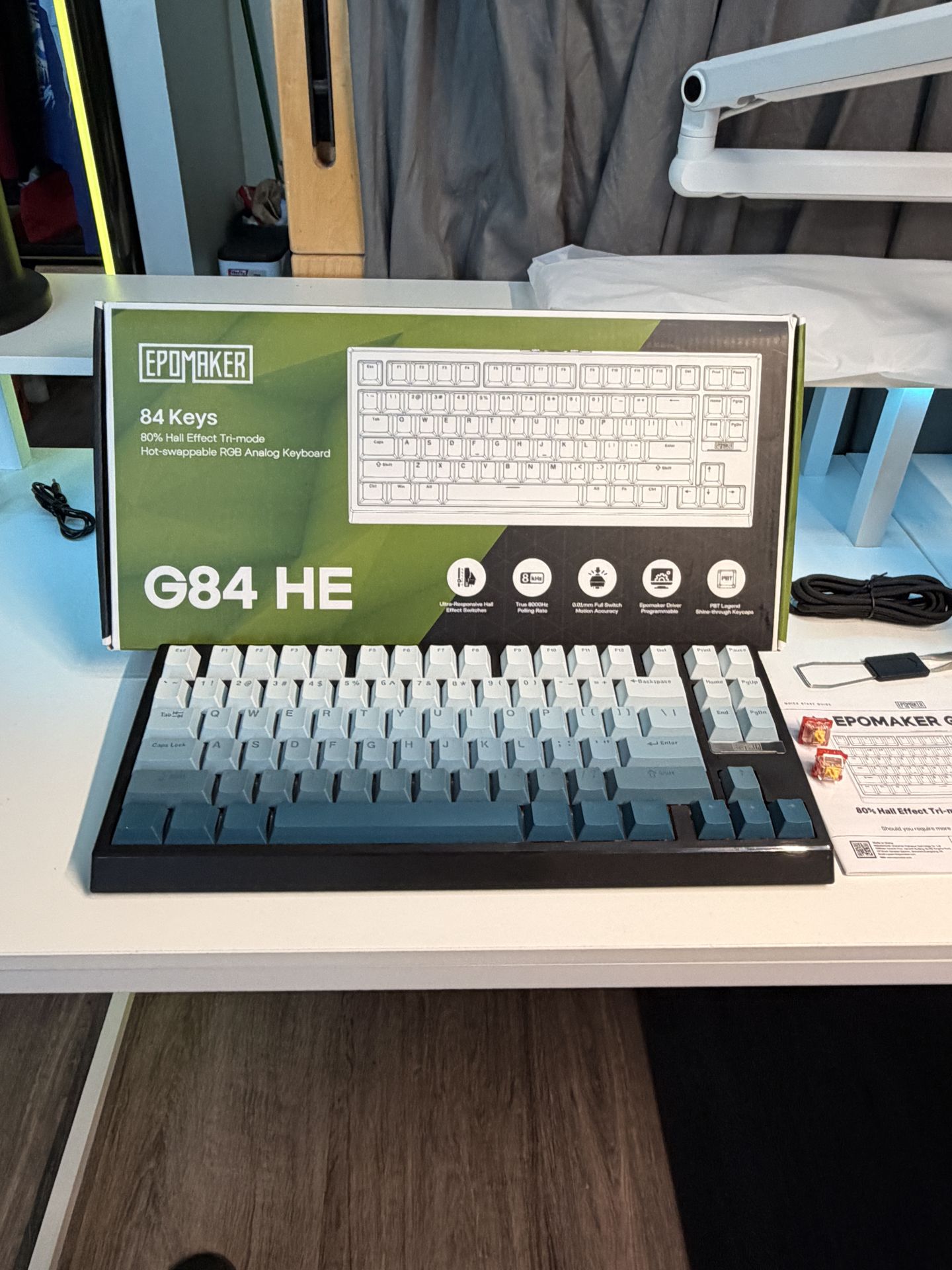 Epomaker G84 HE Gaming Keyboard (Brand New)