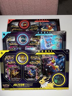Pokemon jolteon Flareon Vaporeon Vmax Boxes