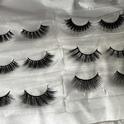 Strip Eyelash Bundle 6 False Lashes Eye Makeup 