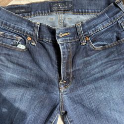 Lucky Brand Sofia Skinny Jeans Blue Medium Wash Denim Slim Fit Pockets
