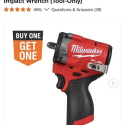 Milwaukee M12 3/8” Stubby