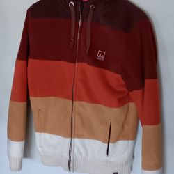 Vintage ES Skateboards Sherpa Lined Hoodie Size Small