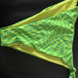 Frankies Bikinis Connor bottoms checkered swimsuit new swimwear bathing suit 