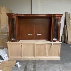 Curio With Display Cabinet