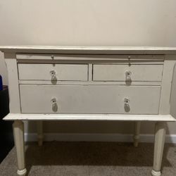 Vintage White Dresser 