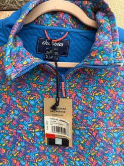 Chubbies The Spade Quilted Quarter-Zip Small