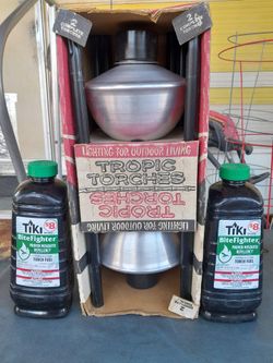 Vintage Mid Century Tropic Torches w/Torch Fuel