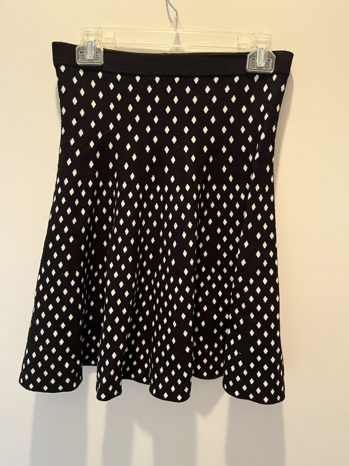 Ana Couture Skirt Black and White Size S