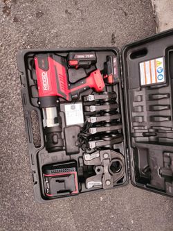M18 Ridgid prees tool new