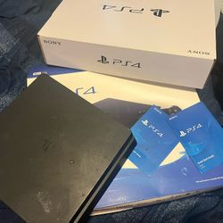 Sony PS4 - 1TB HDR(With Box! 1 Controller & Cables Included)