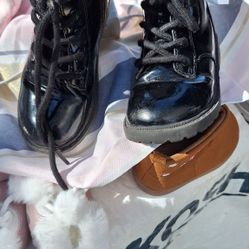 Old Navy Toddler Blak Boots.  Sz 9 