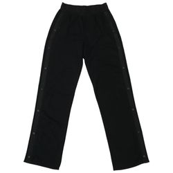 Alo Yoga Courtside Tearaway Snap Pants Small S Black Side Snap Buttons Joggers