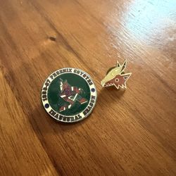 Phoenix Coyotes Inaugural Season Pins