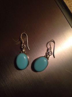 Turquoise earrings