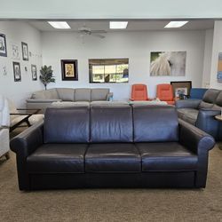 Italian Leather Sofa Sleeper 