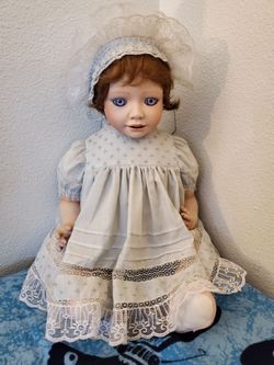 19" Handmade Porcelain Doll