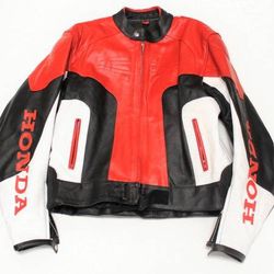 (Ladies) Honda Leather Motorcycle Jacket