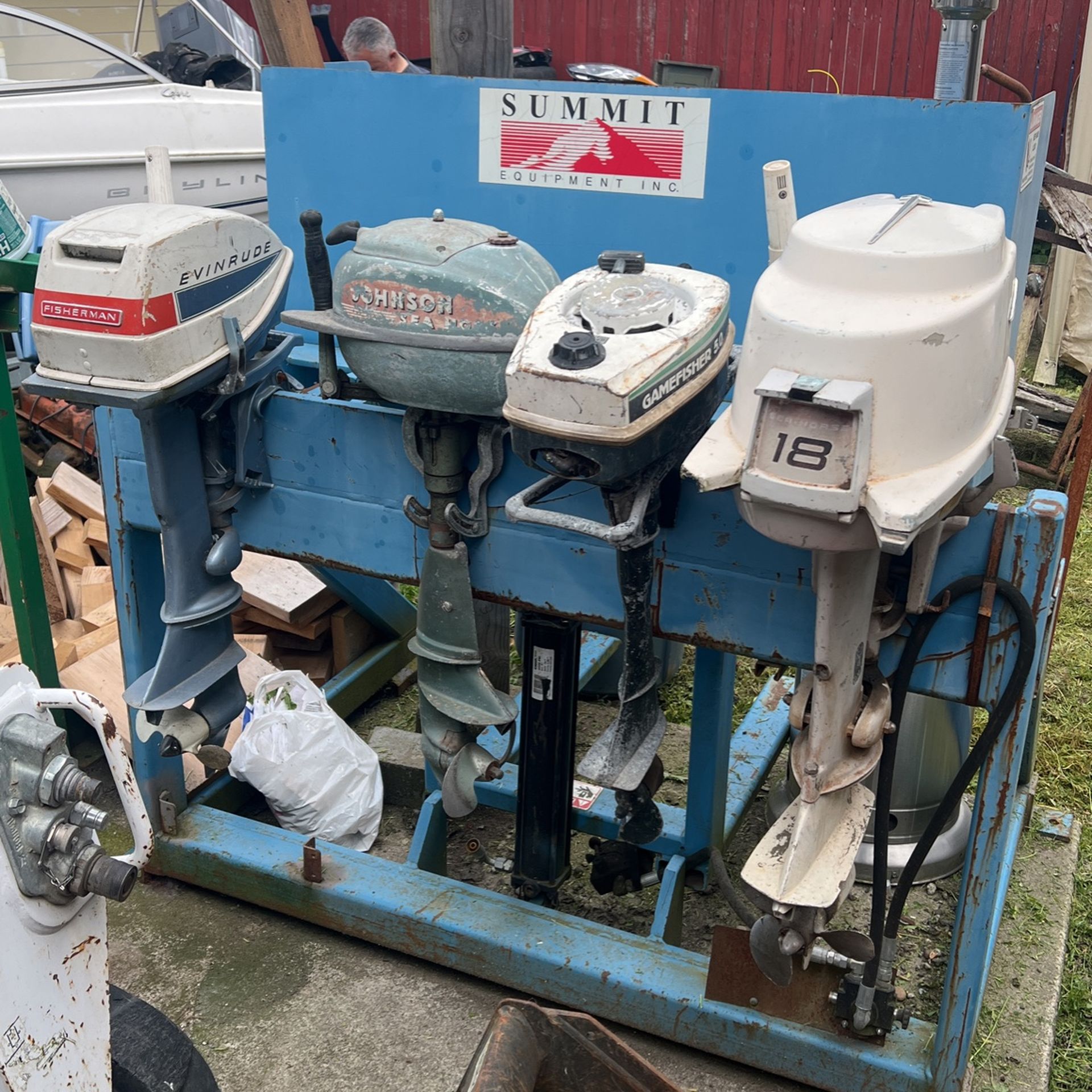 Boat Outboard Motors Gamefisher Evinrude Johnson Sea Horse