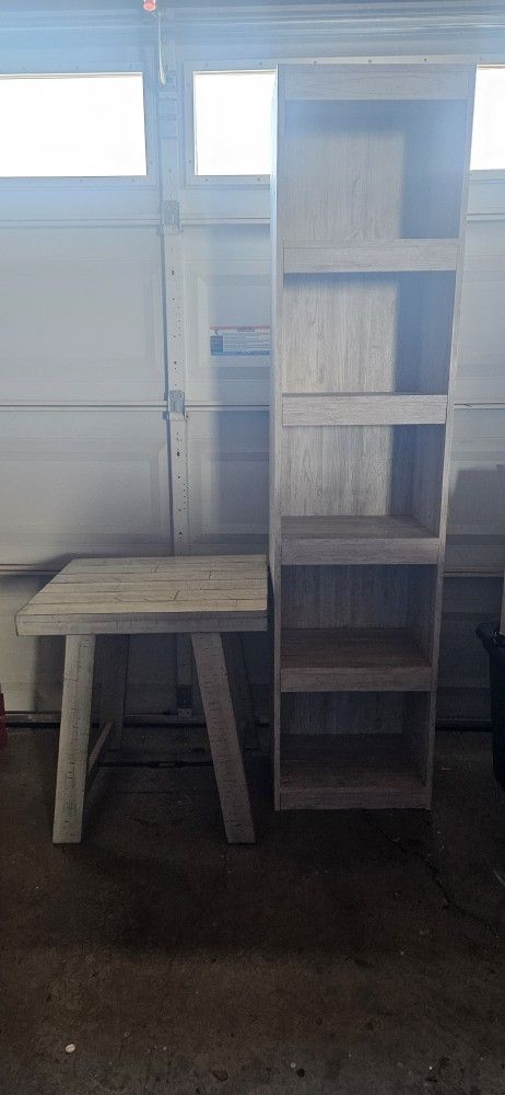 End Table & Book Shelf