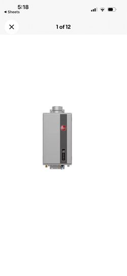 Rheem Performance Plus 9.5 GPM Smart Non-Condensing Indoor LP Tankless Wa Heater