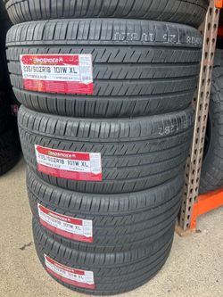 4 TIRES 2355018 tires install balance