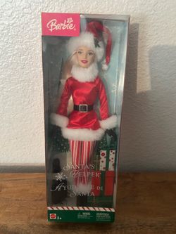 New Vintage 2004 Santa’s Helper Barbie Doll