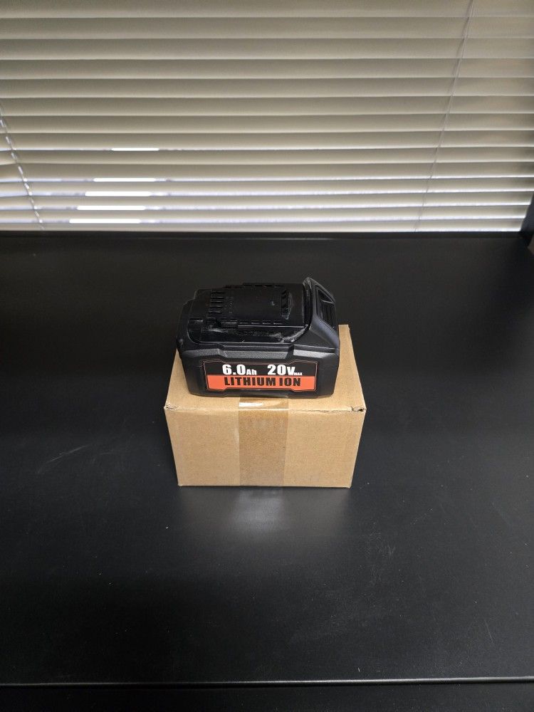 Brand New 20V MAX 6.0 Ah Li-Ion Replacement Battery, Brand New Replacement Li-ion Battery For Power Tools