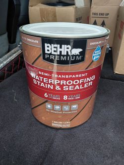 Stain and sealer gallons $35 each i have 9