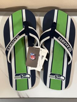 NFL Seattle Seahawks Flip Flops